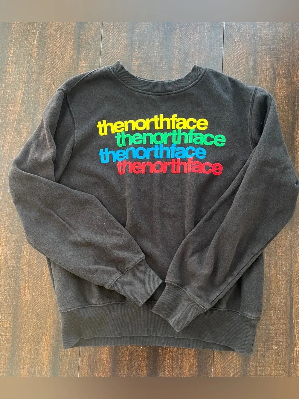 Retro The North Face Graphic Injection Crewneck Sweatshirt